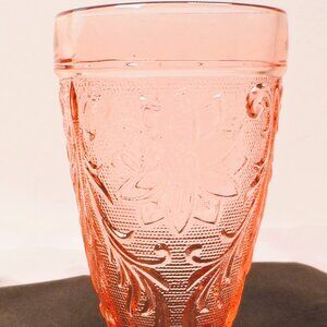 Vintage Pink Ice Tea Tumbler Tiara Exclusives Indiana Glass Company